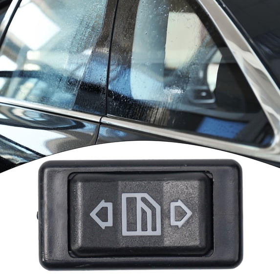 KDJ Car Electric Power Switch Button With Green Light 6-Pin 12/24V 10A ON/OFF