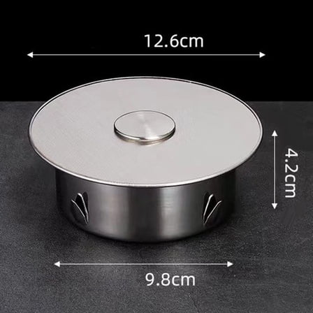 KDJ Chimney Cover Stainless Steel Stove Pipe Cover Flue Pipe Closure Pipe Plug Deodorant Cover Air Outlet Roof Pipe Exhaust Hood