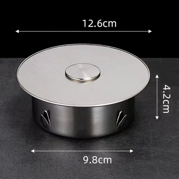 KDJ Chimney Cover Stainless Steel Stove Pipe Cover Flue Pipe Closure Pipe Plug Deodorant Cover Air Outlet Roof Pipe Exhaust Hood