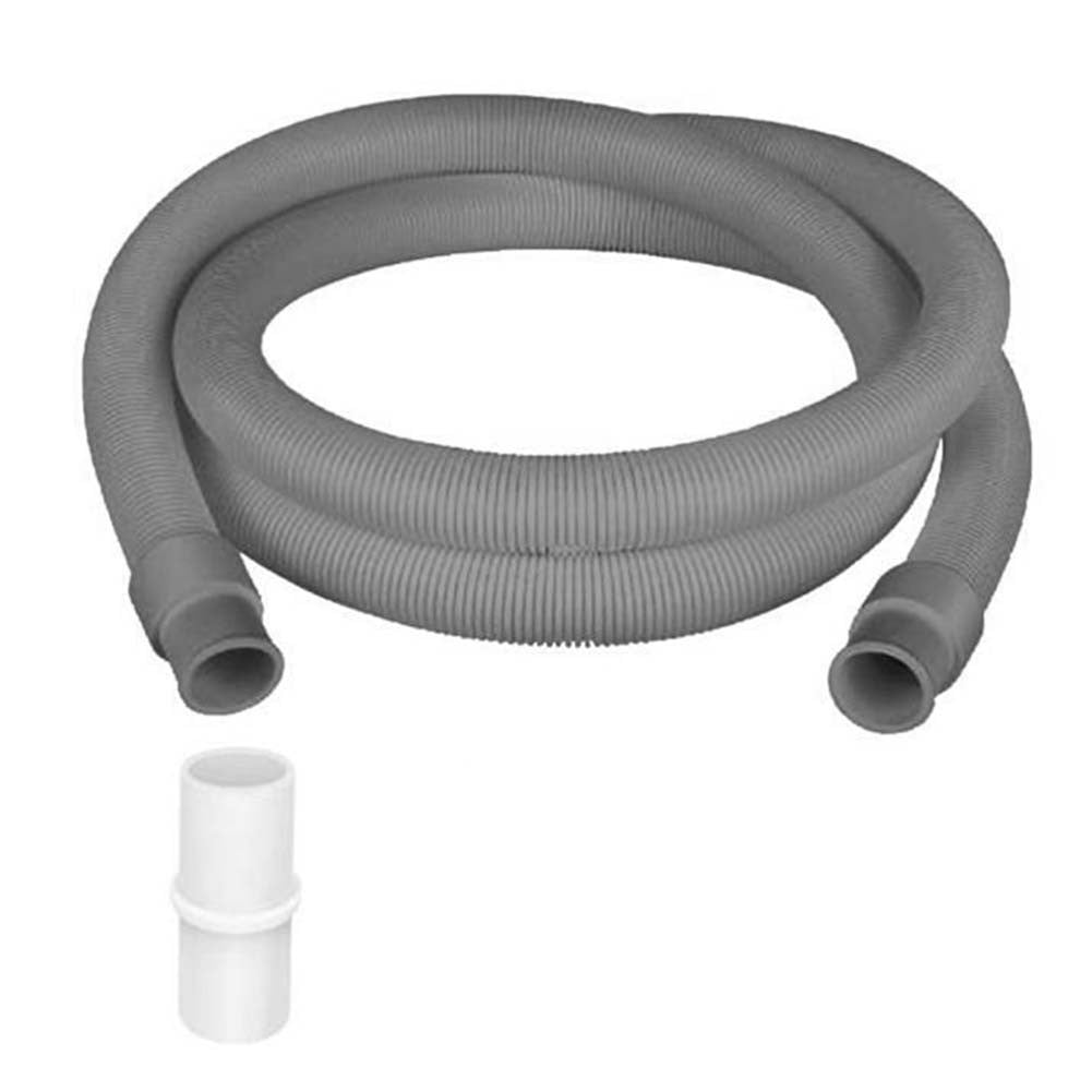 KDJ Drain Hose Extension for Washing Machines 5M with Hose Connector and Hose Clamps - for Home Decor
