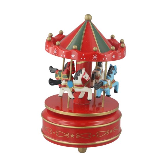 KDJ Exquisite Classic Carousel Music Box with Exceptional design for part supply - for Home Decor