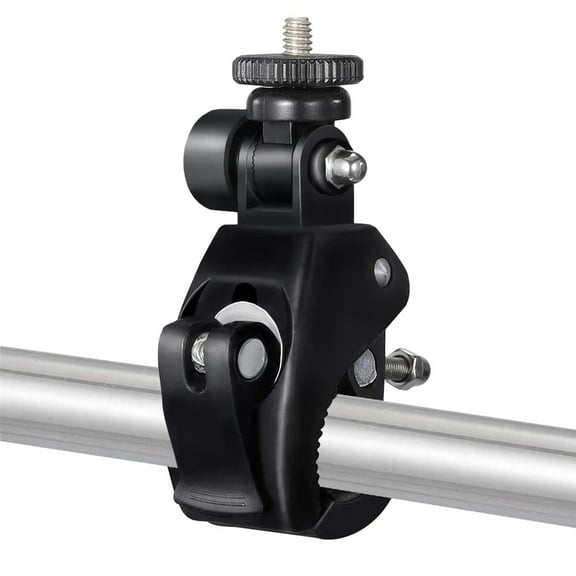 KDJ For 360 Rotatable Camera Clamp Mount for Sport Camera and Digital Cameras