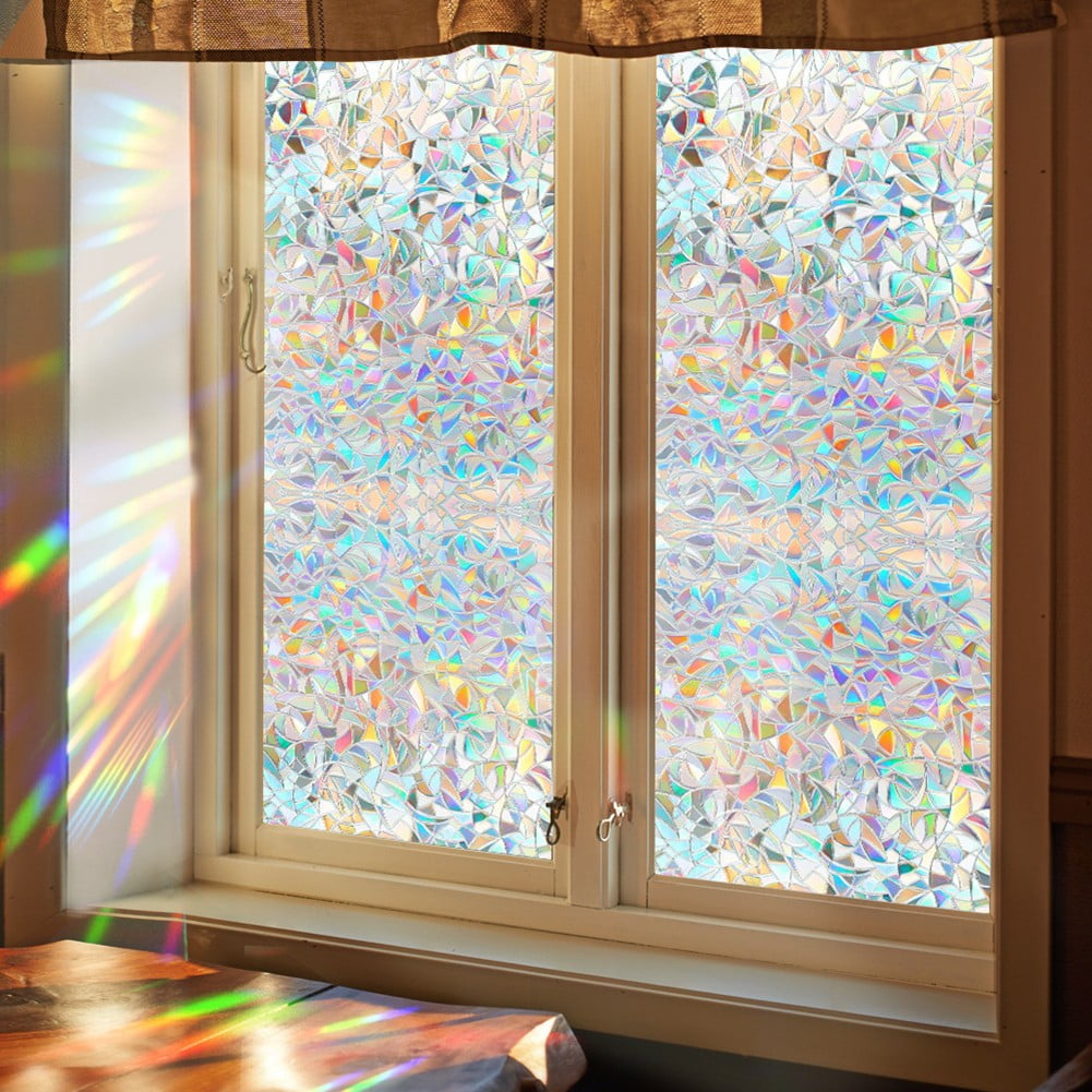 KDJ Glass stickers colorful electrostatic glass stickers PVC film glass ...