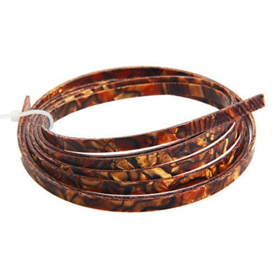 KDJ Guitar Neck Body Binding Purfling Strip for Luthier Tool 1650mm x 6mm Celluloid