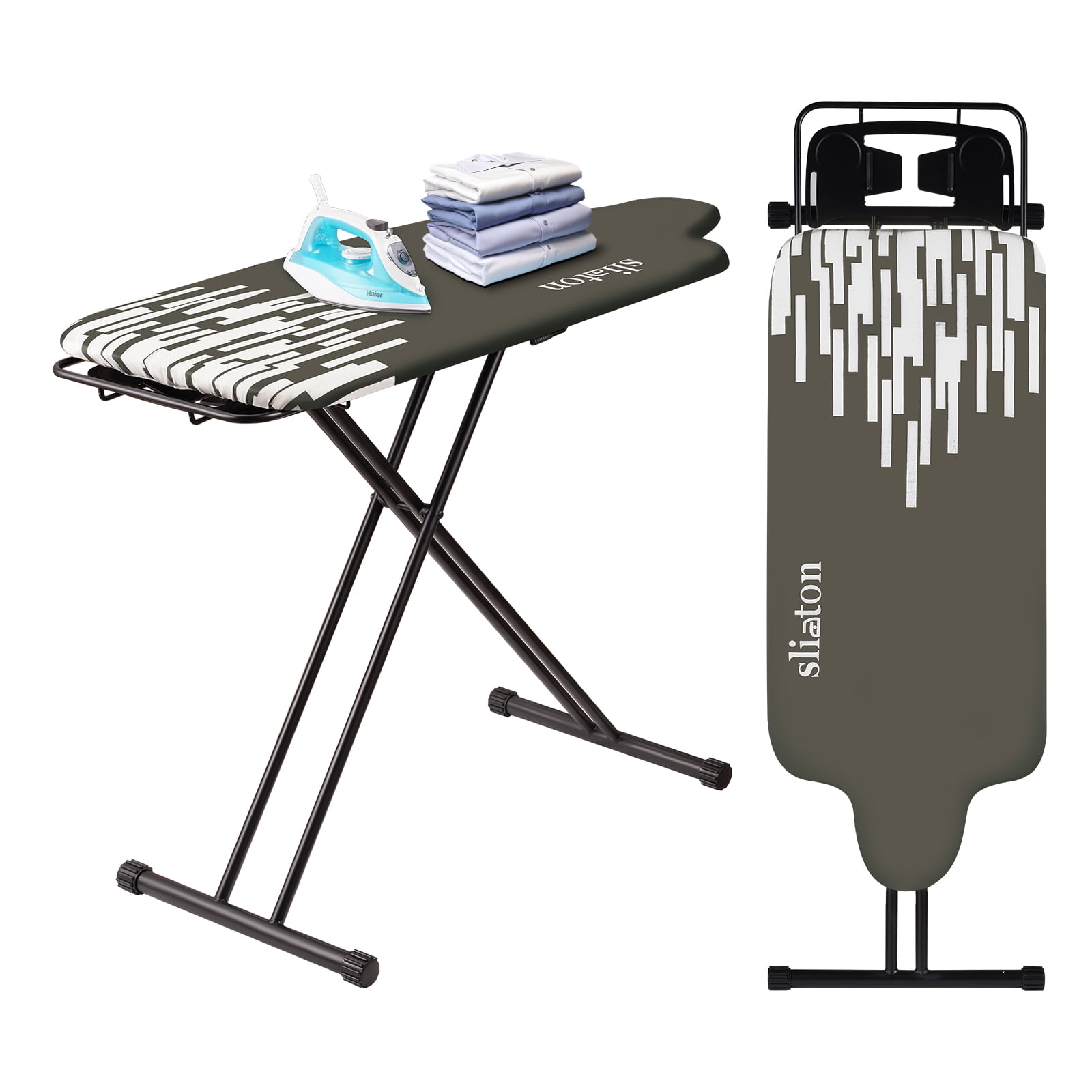 KDJ HOME SLIETON Full Size Ironing Board with Large Hang Rail