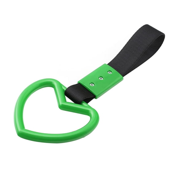 KDJ Heart shaped Car Electrostatic Strap Decorative Hanging Ring Rear Bumper Ring