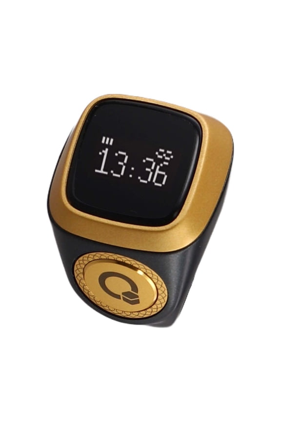 KDJ IQibla Smart Zikr Ring: Waterproof Digital Counter & Vibration Reminder