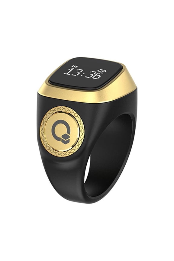 KDJ IQibla Smart Zikr Ring: Waterproof Digital Counter & Vibration Reminder