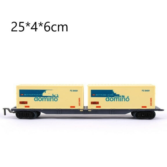 KDJ Model Railroads Simulation Rail Track Carriages Classic Train Set Vehicle Toy