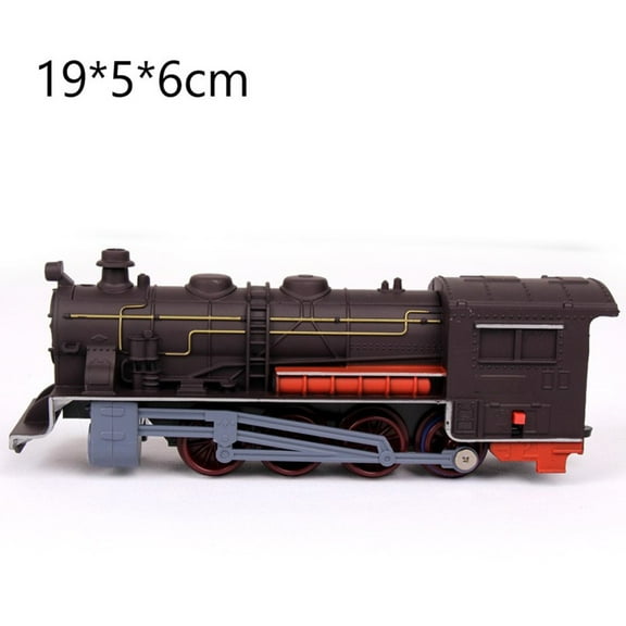 KDJ Model Railroads Simulation Rail Track Carriages Classic Train Set Vehicle Toy