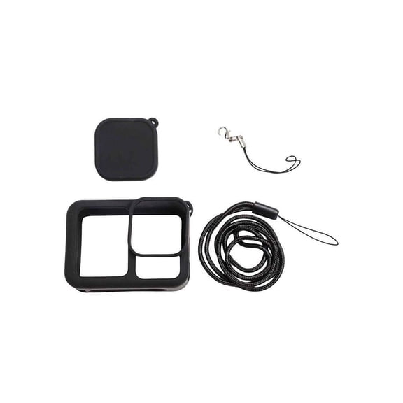 KDJ Premium Silicone Protective Case with Lanyard & Lens Cap for GoPro Hero13 Black