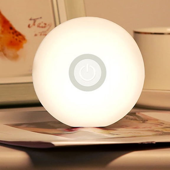 KDJ Rechargeable LED Touch Nightlight: Magnetic Lamp for Bedroom Nightstand