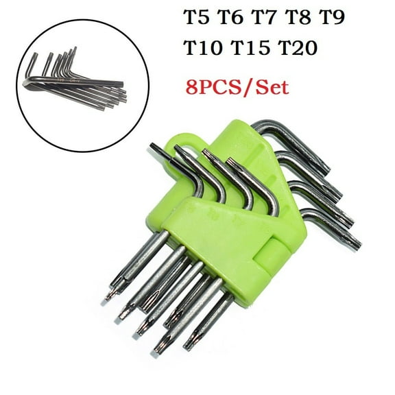 KDJ Screwdriver Tools Wrench Set ForTorx Wrench Hand Tools L-Type Screwdriver Mini Torx Screwdriver Hex Torx Wrench