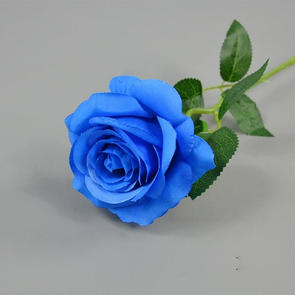 KDJ Single rose Artificial flower Home Living room Wedding Party Flower arrangement - for Home Decor