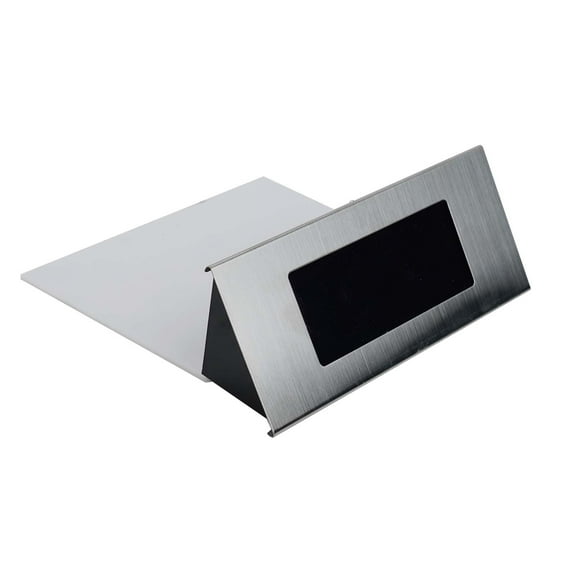 KDJ Stainless Solar Powered House Door Sign Plaque Number Wall Light Outdoor