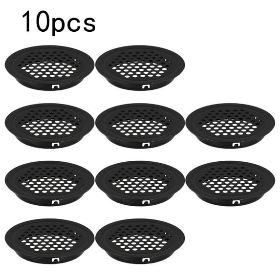 KDJ Ventilation Mesh Air Vent Grill Cover Home Cabinets Stainless Steel Tools Accesseries Colorfast Mesh Metal Round