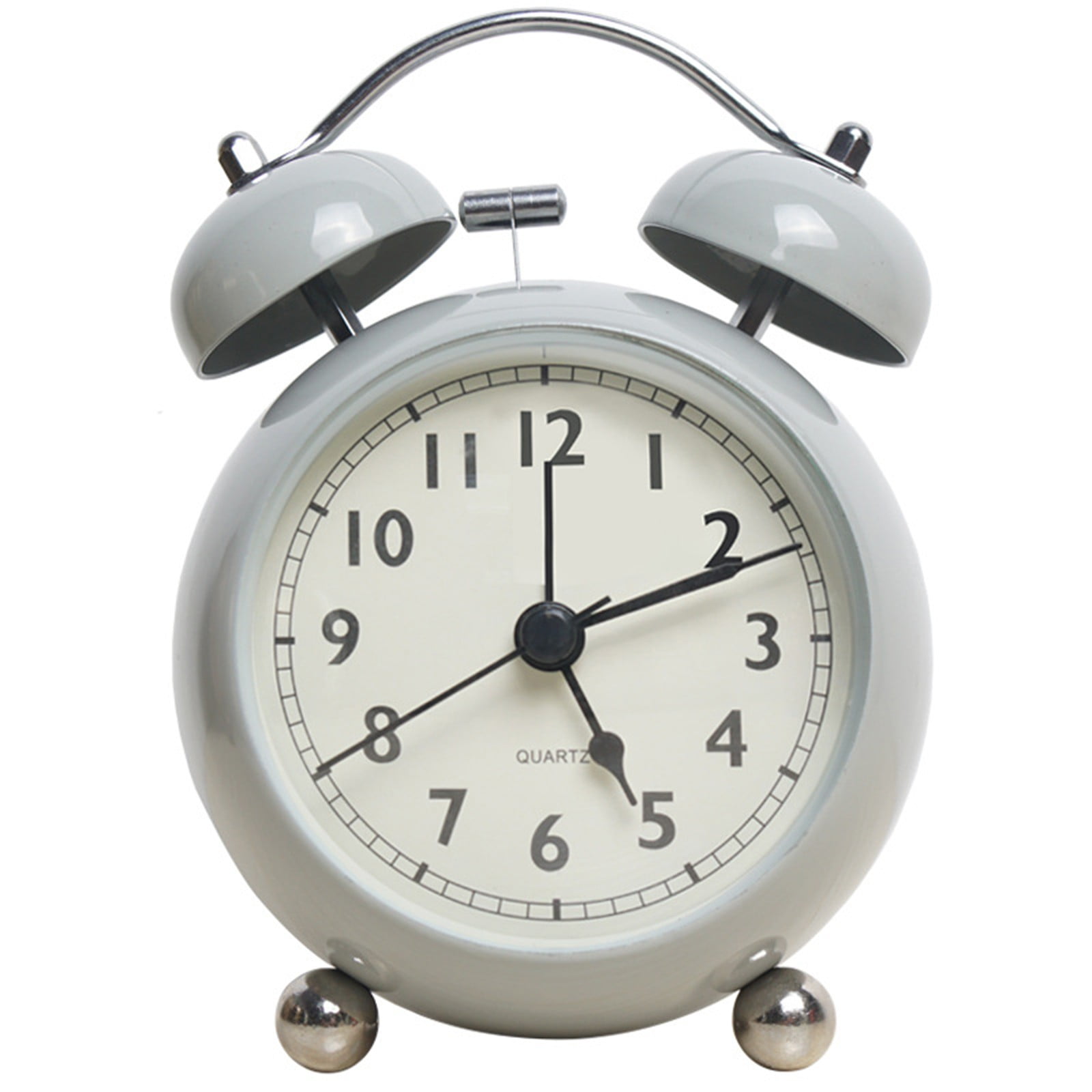KDJ Vintage Alarm Clock Twin Bell Extra Loud Battery Classic Backlight Bedroom Decor - for Home Decor