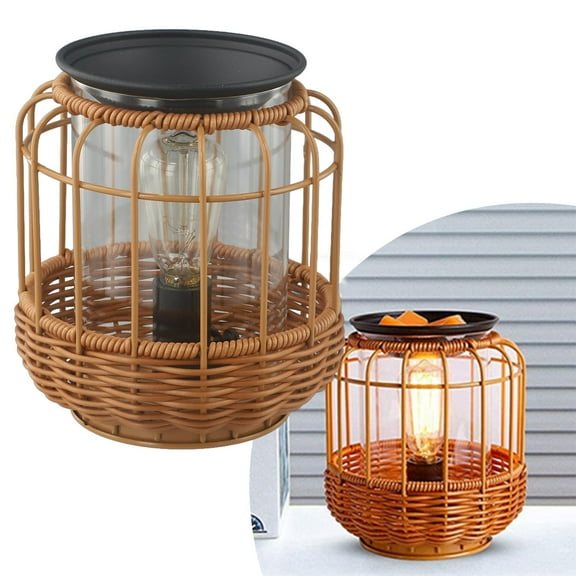 KDJ Vintage for Edison lamp tabletop decoration home atmosphere lamp rattan lamp - for Home Decor