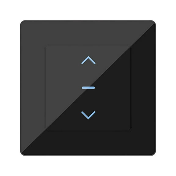 KDJ WiFi Smart Roller Shutter Switch for Curtains and Blinds with Timer, Overload Protection, Custom Schedule Control, App Control, Fast Response Time, Black