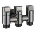 KDJ inlet and threeoutlet angle valve threeway multifunction