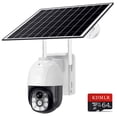 thumbnail image 1 of KDMLR 4MP QHD Solar Powered Wire-Free Home Security Camera Wireless Outdoor Pan/Tilt/Zoom (Eternal Solar Power, AI Motion Detection, Spot Light and Siren, SD,NVR & Cloud Storage), 1 of 7