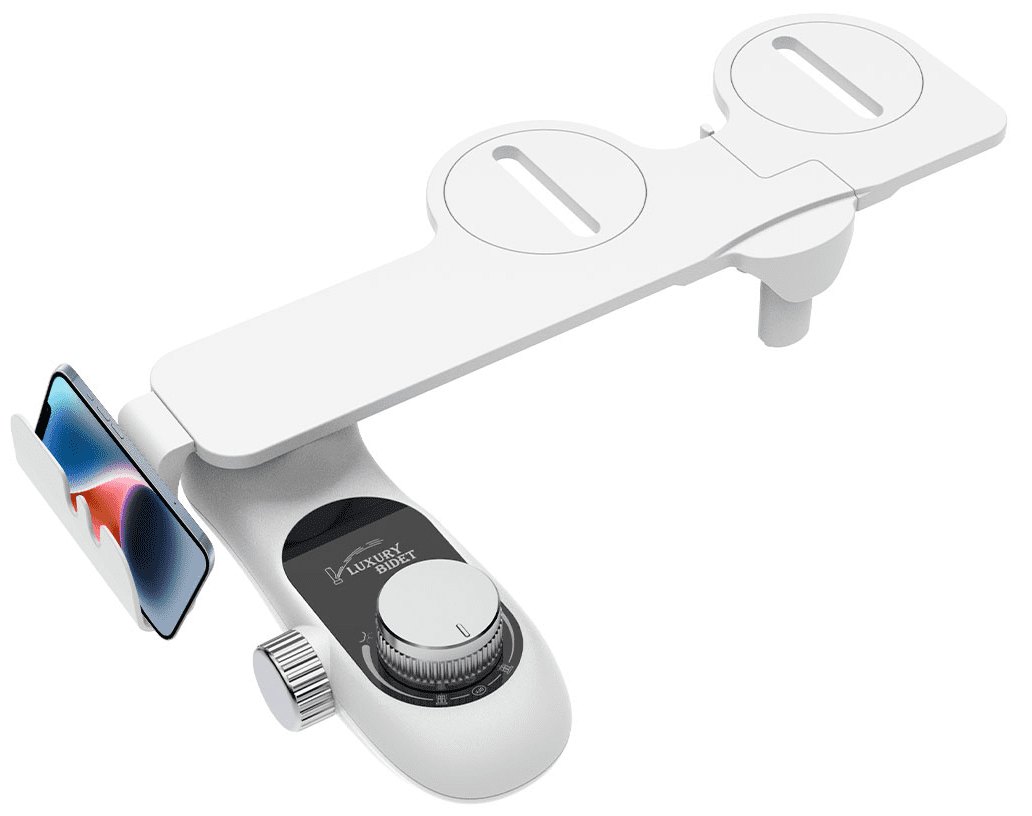 KDMLR Non-Electric, Bidet Attachment White with Smart Cleaning Function
