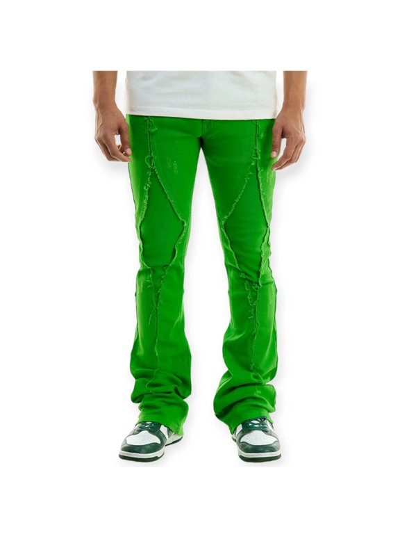 Men Dia Flare Pants (Green)