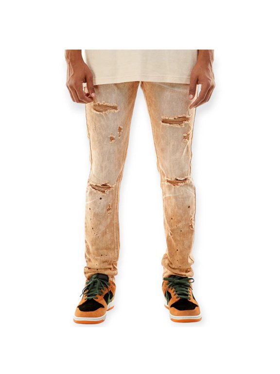 Men Planet Pants (Gold)