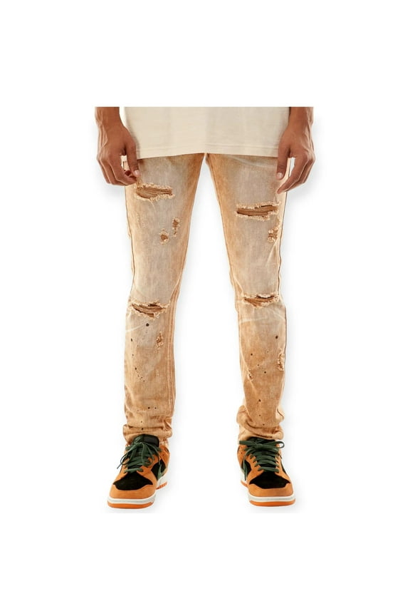 Men Planet Pants (Gold)