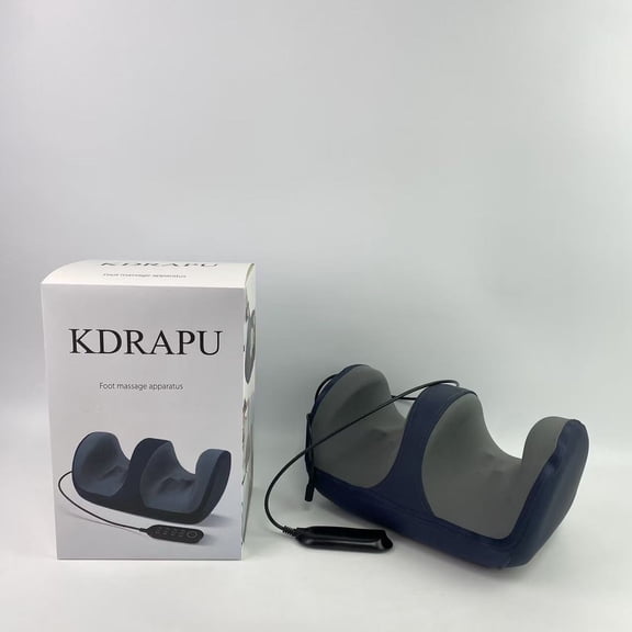 KDRAPU Foot massage apparatus, feet,Foot Massager Machine with Heat, Shiatsu Foot and Calf Massager with Remote, Offer Deep Kneading Rolling Ankle, Leg Massage, Fits Up to US Men Feet Size 14