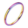 thumbnail image 1 of KDSJSXW Chunky Rings Women Fashion Solid 925 Sterling Silver White Geometry Ring Jewelry Ring Gold Rings for Women Non Tarnish Gold Ring Chunky Rings(Multicolor,10), 1 of 6