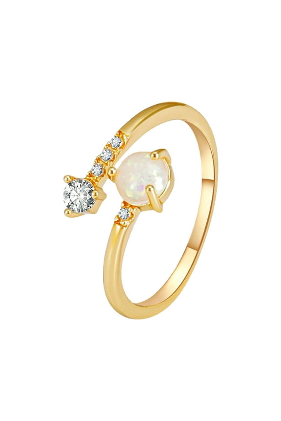 Clearance Silver Birthstone Rings For Women Diamond Cubic Zirconia Ring Promise Rings For Couples Ring For Mothers Daughter Bridesmaid Gifts Jewelry(Gold,One Size)