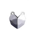 thumbnail image 1 of KDSJSXW Couple Paired Broken Heart Pendant Necklace for Couples Lover Best Friend Gift Wedding Valentine's Day Magnet Necklaces A Pair of Love Necklace Wishing Stone Necklace (White3,One Size), 1 of 6