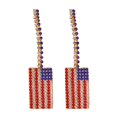thumbnail image 1 of KDSJSXW Earrings Usa American Flag Dangle Shining Teardrop Crystal Drop Earrings for Women Patriotic 4Th of July Independence Day Gift Sparkling Rhinestone Vintage Earrings (A,One Size), 1 of 4