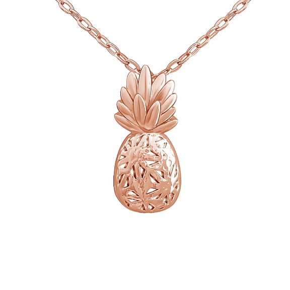 KDSJSXW Necklaces Fruit Pineapple Necklace Sweet Fruit Accessories Simple Necklace Collarbone Chain Jewelry Gift Jewelry for Women Silver Jewelry Dainty Gold Necklace(Gold,One Size)