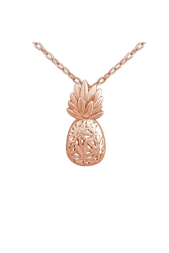 Necklaces Fruit Pineapple Necklace Sweet Fruit Accessories Simple Necklace Collarbone Chain Jewelry Gift Jewelry for Women Silver Jewelry Dainty Gold Necklace(Gold,One Size)