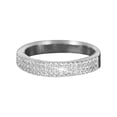 thumbnail image 1 of KDSJSXW New Year 2025 Gold Rings That Don'T Tarnish Three Lines Diamond Ring Elegant Rhinestone Ring Silver Jewellery Rings Women Fashion Full Diamond Zircon Rings for Women Size 5 11, 1 of 6