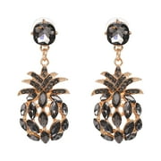 KDSJSXW New Year 2025 Studs Fruit Pineapple Earrings Personalized Earrings European and Korean Earrings 7 Color Optional
