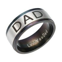 KDSJSXW Rose Gold Ring Retro Ring Women's Men's And Women's Ring Cartoon Cute Jewelry Ring Ring for Women Womens Rings Rose Gold Ring(Black,10)