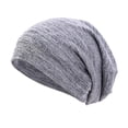 thumbnail image 1 of KDSJSXW Sleep Caps For Women Women Soft Slouchy Beanie Cap Lightweight Hipster Hat Summer Breathable Faux Sleeping Cap Thin Chemo Cap Hair Cap (Dark Gray,One Size), 1 of 4