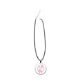 thumbnail image 1 of KDSJSXW Womens Necklaces Caring for Breast Cancer Pink Ribbon Black Leather Cord Necklace Pendant Sterling Silver Necklace Layered Necklaces for Women Necklaces(A,One Size), 1 of 5