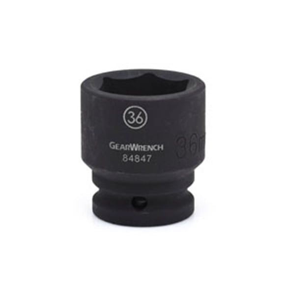 KDT-84846 0.75 in. Drive 6 Point Standard Impact Socket 35 mm.