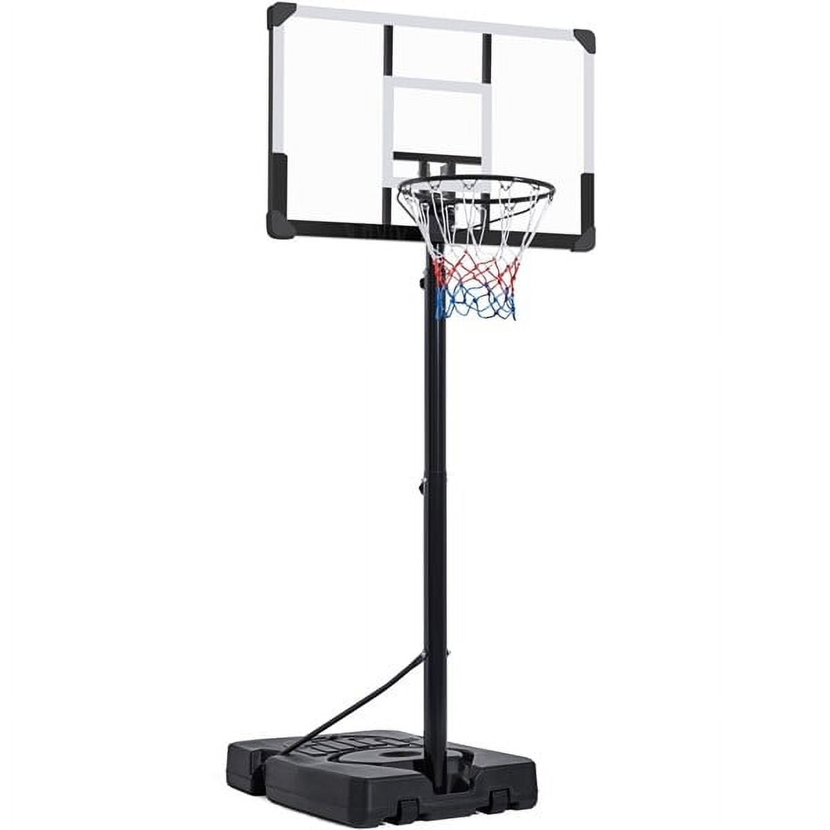 KDTHTF Basketball Hoop Goal Outdoor Portable Basketball Court Indoor ...