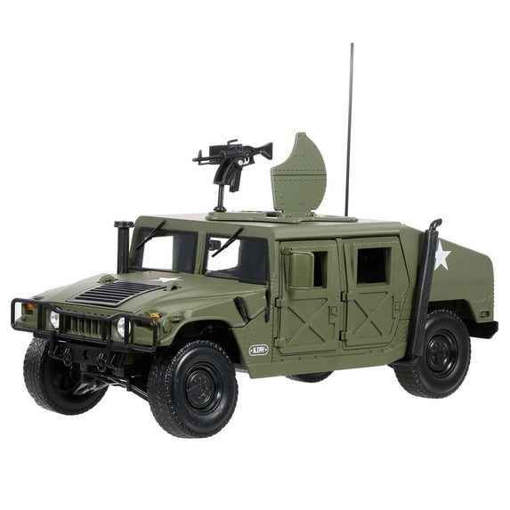 KDW 1/18 Scale Model Car Metal Military Armored Vehicle Battlefield Truck Car Model Alloy Car Model Gift for Kids Boys