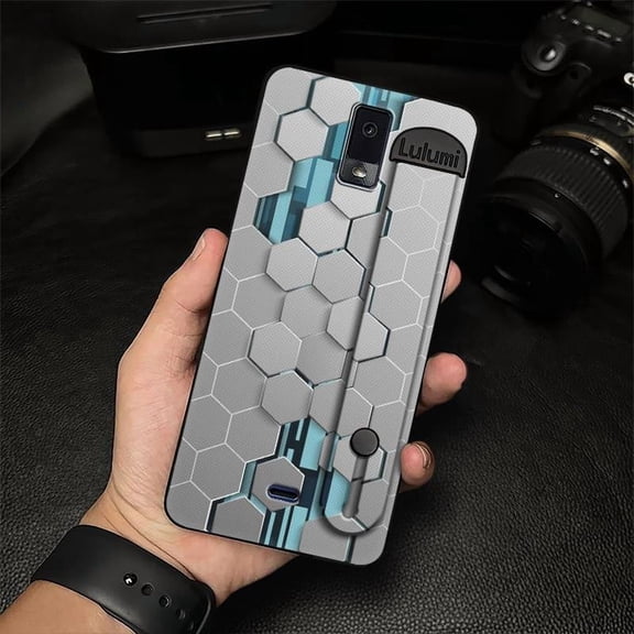 KDY-Phone Case For BLU View3/B140DL, Commerce Plain color Phone Holder Fashion Design Soft case Durable Masculine Personality Anti-knock Shockproof Wrist Strap Wristband Protective