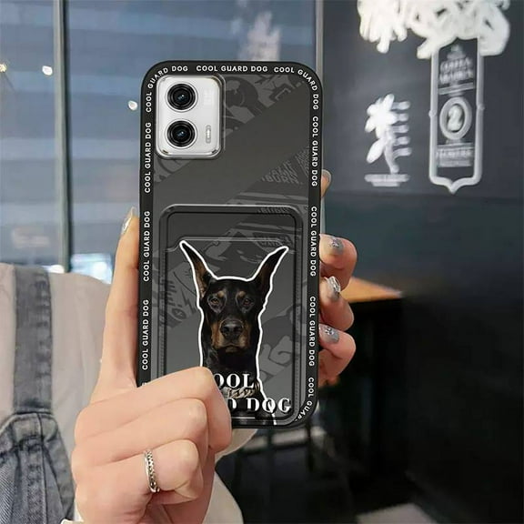 KDY-Phone Case For MOTO G 5G 2023, Anti-knock Card slot Waterproof TPU Soft case Fashion Design Cute Dirt-resistant Shockproof Anti-dust Durable Graffiti Full wrap Back Cover Card sleeve