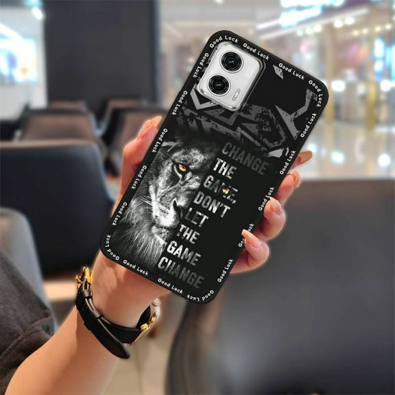 KDY-Phone Case For MOTO G 5G 2023, Cute TPU Phone Protector Protective Shockproof Durable Graffiti Cartoon Anti-dust Silicone Waterproof Fashion Design Full wrap Soft case Back Cover