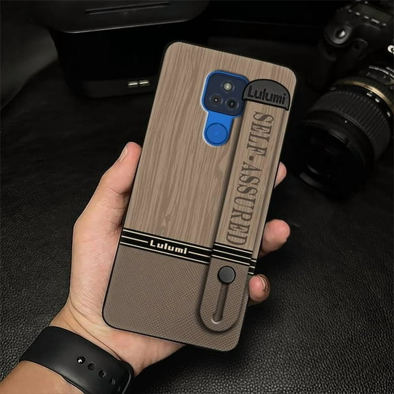 KDY-Phone Case For MOTO G Play 2021, Silicone Back Cover Waterproof Protective Soft case Masculine Shockproof Nature Plain color Commerce Wristband Fashion Design Anti-knock Wrist Strap