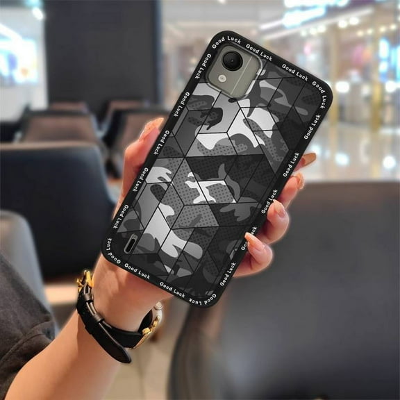 KDY-Phone Case For Nokia C110 4G, Cartoon Back Cover Durable Full wrap Anti-dust Dirt-resistant protective Anti-knock Silicone Waterproof Shockproof Cute Cover Soft case TPU