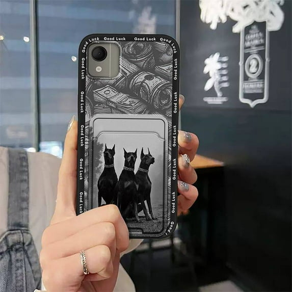 KDY-Phone Case For Nokia C110 4G, Full wrap Dirt-resistant Card slot Card sleeve Cartoon Durable Anti-knock Fashion Design Waterproof Anti-dust Back Cover Cute Shockproof TPU protective